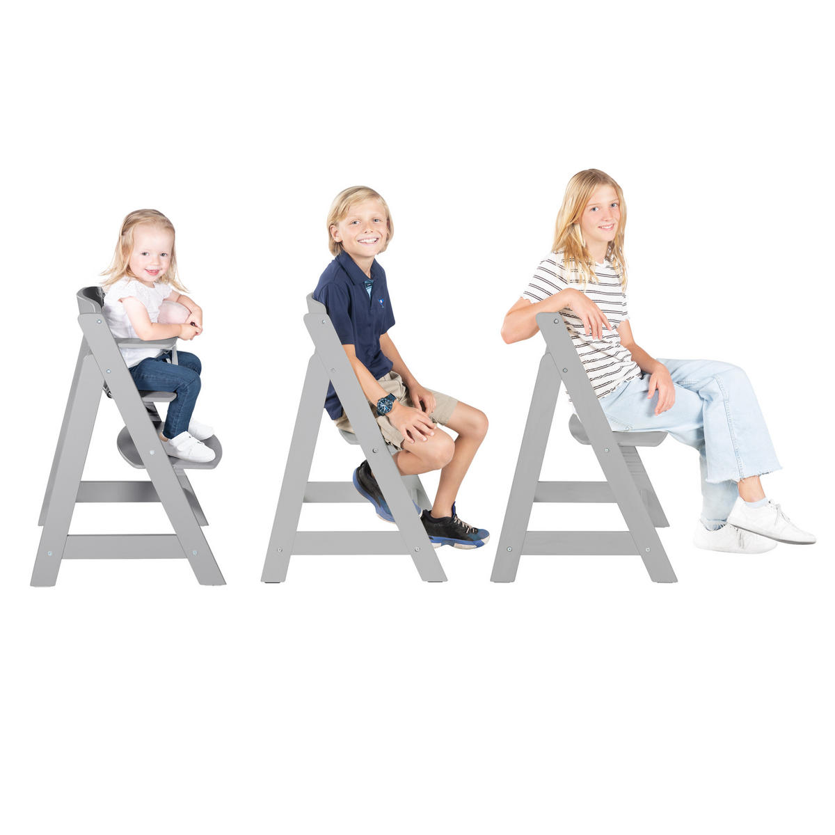 KINDERHOCHSTUHL Sit Up Flex Taupe - Taupe, Holzwerkstoff (44.5/80/54cm) - Roba