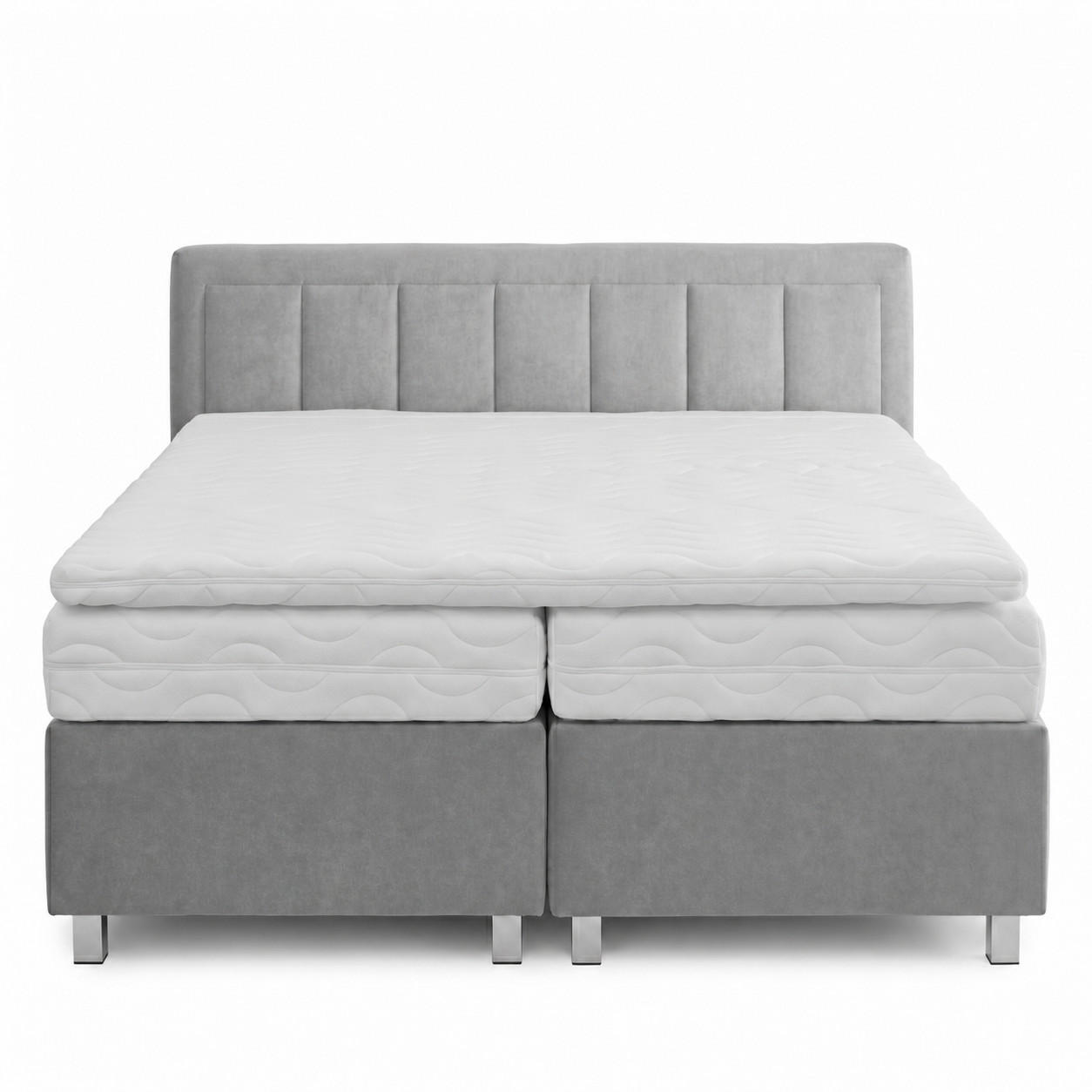 BOXBETT H3 Matratze 160x200 cm in Grau - Grau, Textil (160/200cm) - Home Collective