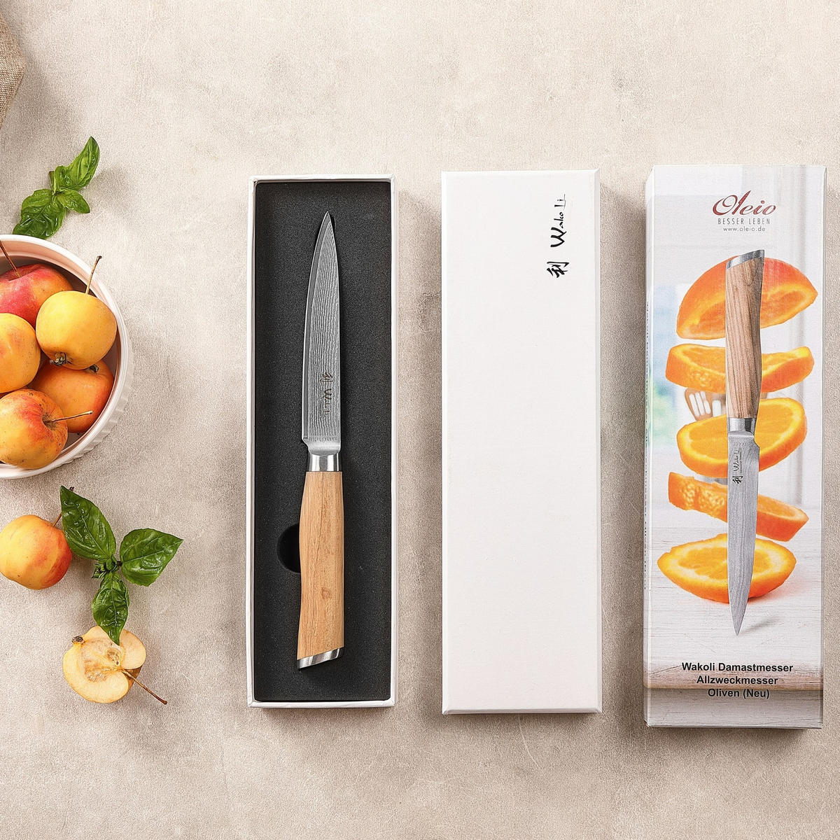 ALLZWECKMESSER 12,5 cm - Braun, Holz/Metall (24cm) - Wakoli