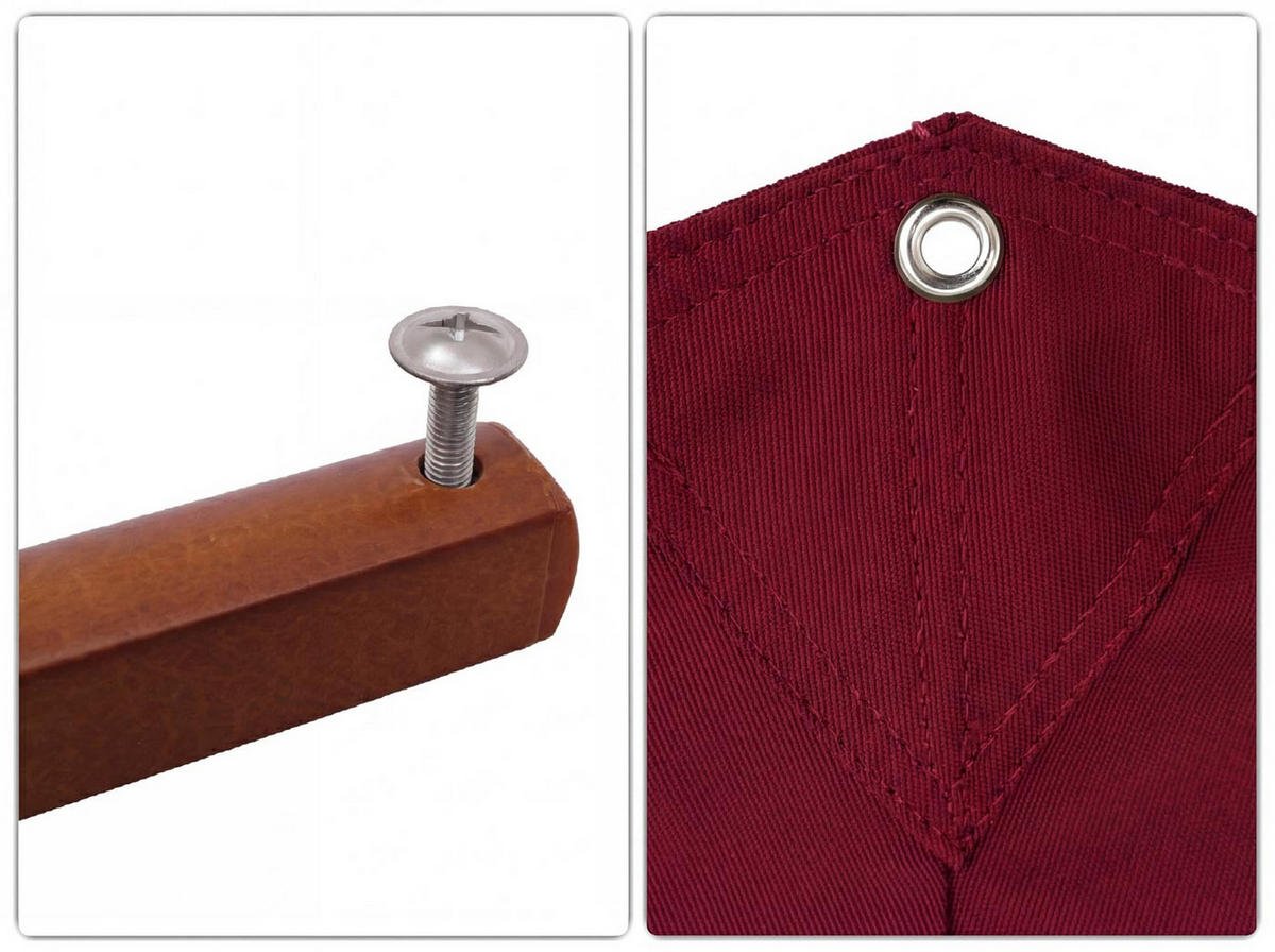 SCHIRMBEZUG C57B Bordeaux - Bordeaux, Textil (400/400cm) - MCW