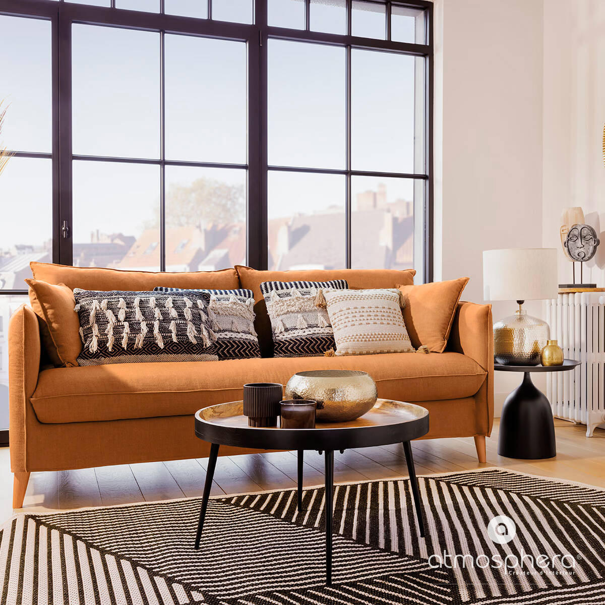 TEPPICH 160/230 cm - Schwarz, Kunststoff (160/230cm) - Atmosphera Createur d´interieur