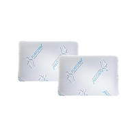 VISCO-KOPFKISSEN 2er-Set Anti-Milben - 60 x 40 cm - SIRONA - Weiß, Textil (60/40cm) - Vente-Unique