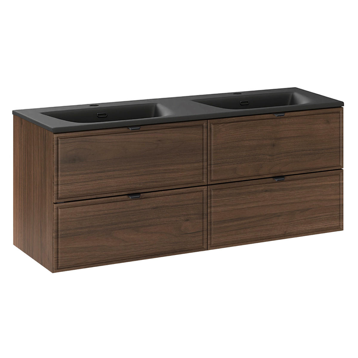 DOPPELWASCHTISCH 121cm Elias Holz - Braun, Holzwerkstoff (121/50/46cm) - Petits-meubles