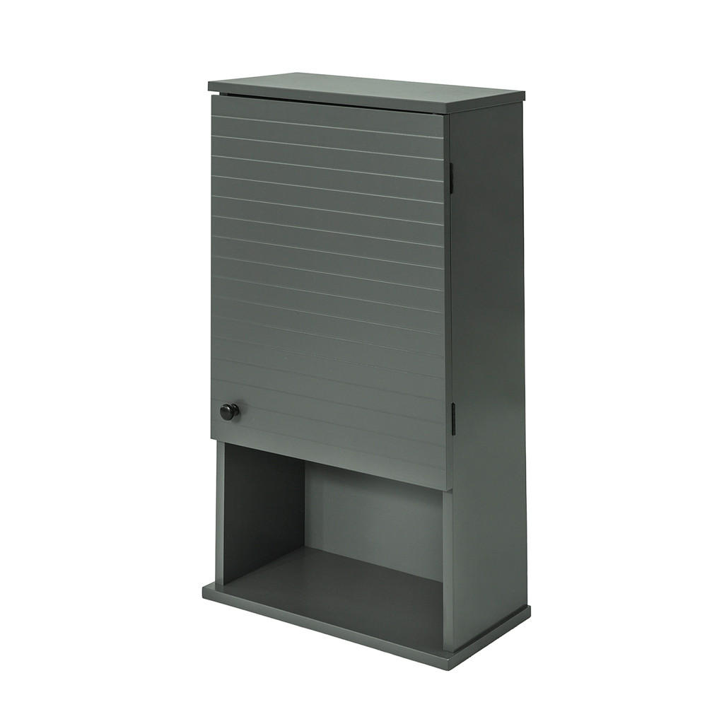 HÄNGESCHRANK Dunkelgrau - Grau, Holzwerkstoff (40/76/21cm) - SoBuy