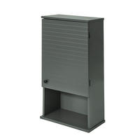 HÄNGESCHRANK Dunkelgrau - Grau, Holzwerkstoff (40/76/21cm) - SoBuy