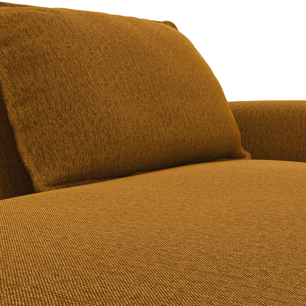 2,5-SITZER SOFA - Orange, Textil (217/82/156cm) - home24