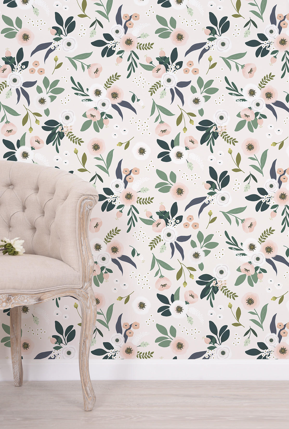 VLIESTAPETE Wonderland 50 cm x 10 m rosa Hintergrund - Pink/Multicolor, Papier (50/1000cm) - Lilipinso