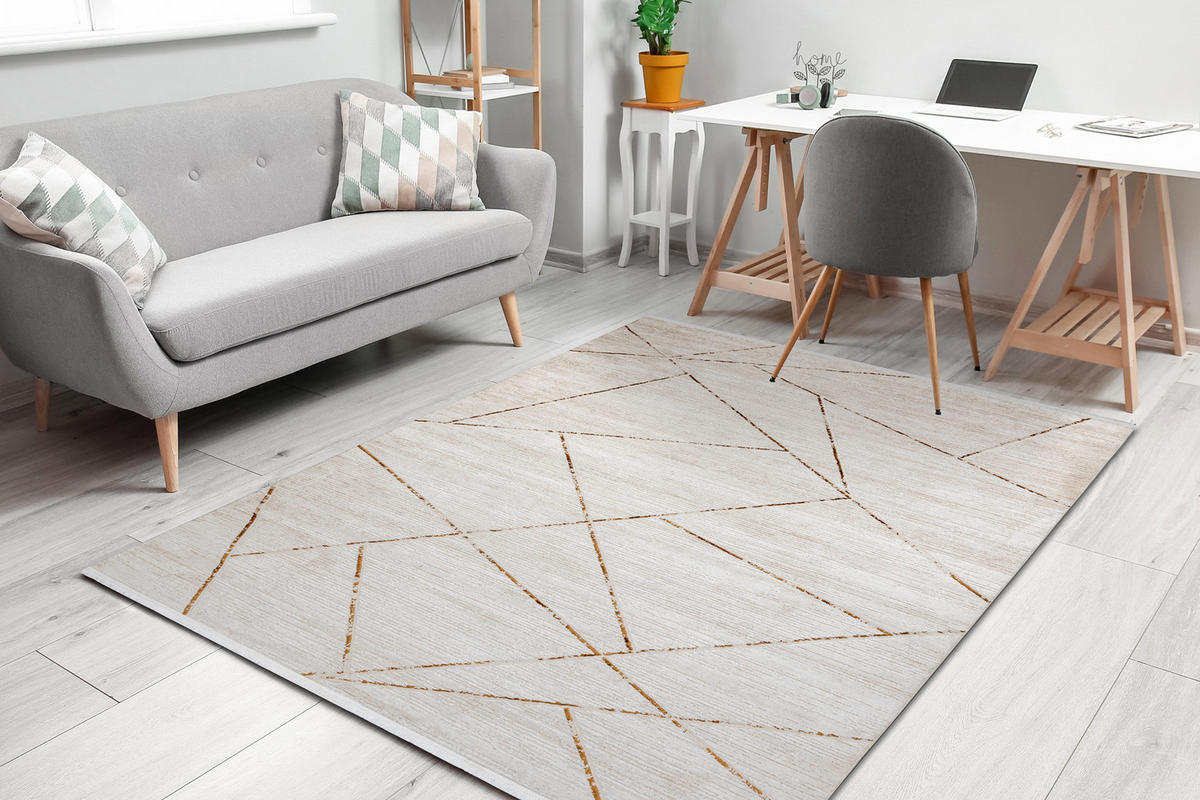 TEPPICH Duke 240/330 cm - Creme, Textil (240/330cm) - rugsX