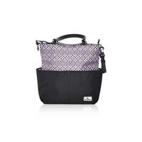WICKELTASCHE Laura schwarz Wickelunterlage, 2 Außentaschen, Reißverschluss, Schultergurt - Schwarz, Textil (11/57/38cm) - Lorelli