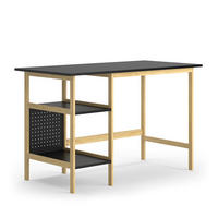 STŮL Elvia Černá - černá, kompozitní dřevo (60/120/75cm) - Vicco