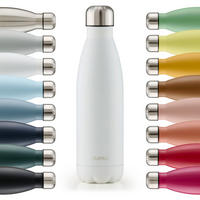 THERMOSFLASCHE Charles 750 ml, Weiß - Weiß, Metall (0.75L) - Blumtal
