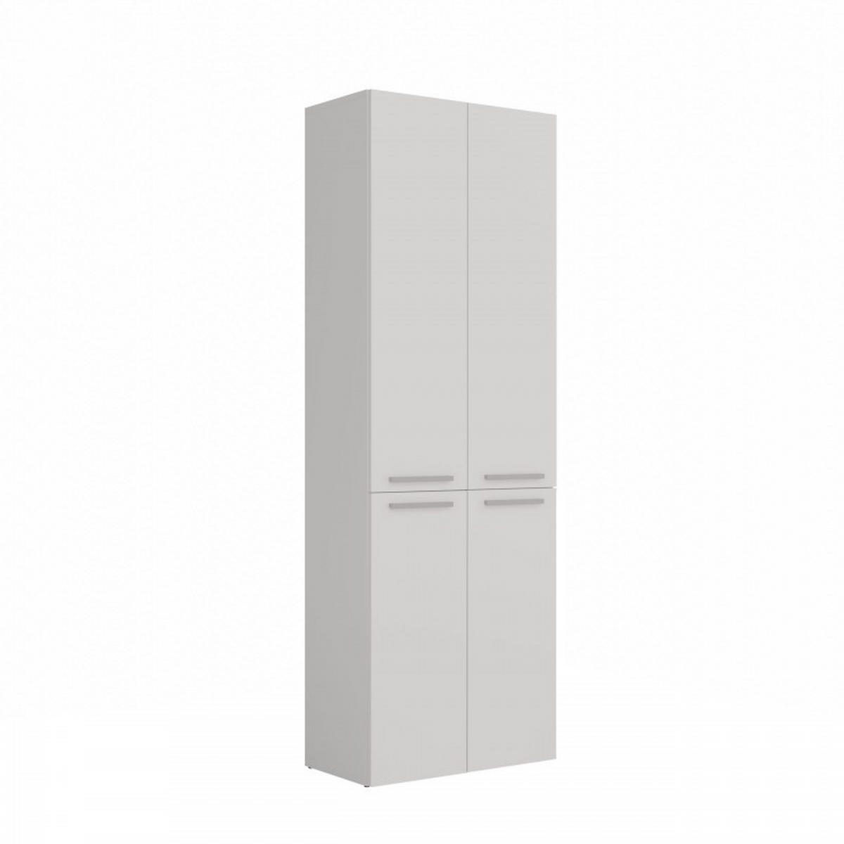 SKRIŇA do kúpeľne - biela, kompozitné drevo (60/174/30cm) - RAUMHIRSCH FURNITURE