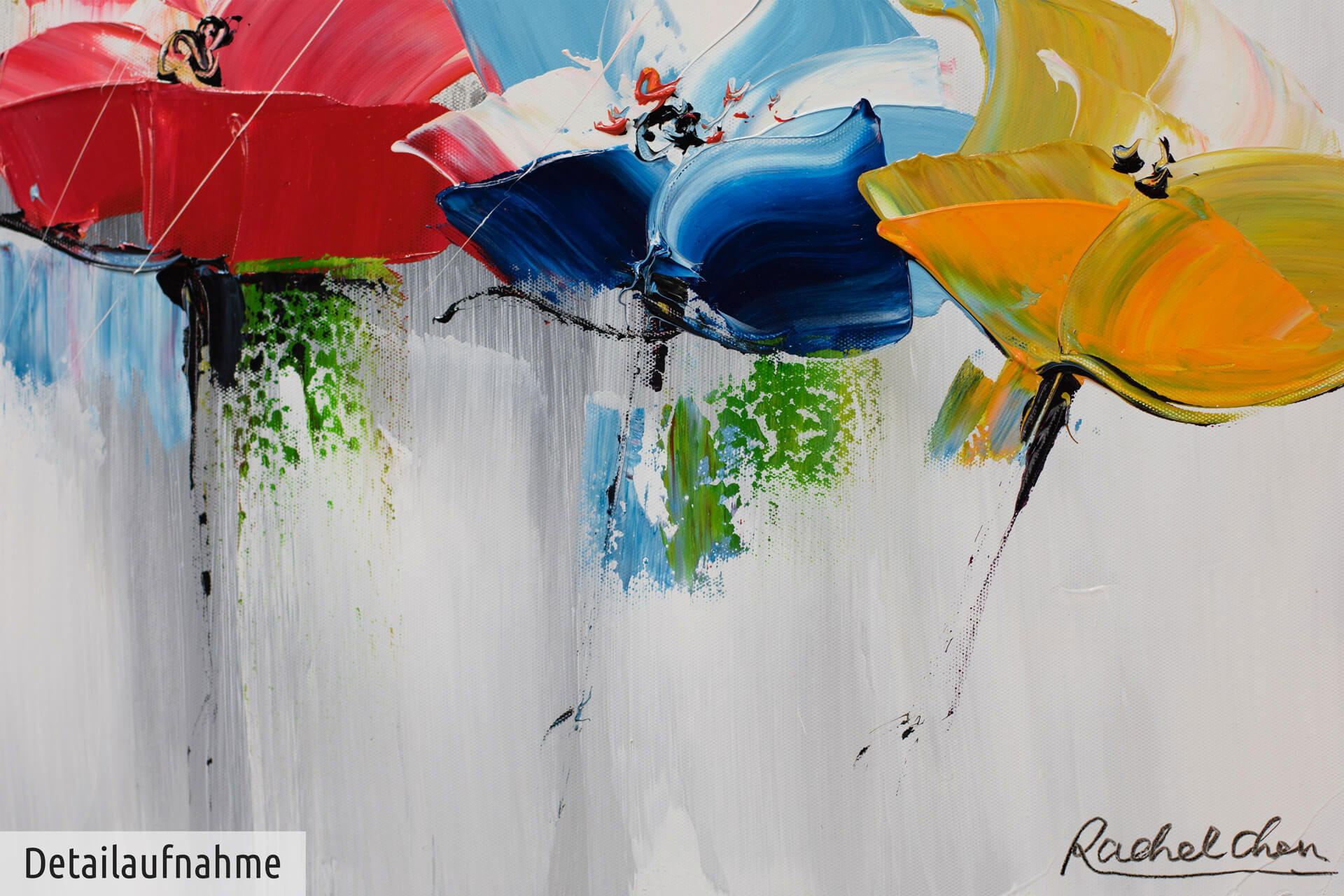 ÖLGEMÄLDE 100/50 cm - Multicolor, Holz/Textil (1.36/50cm) - KUNSTLOFT