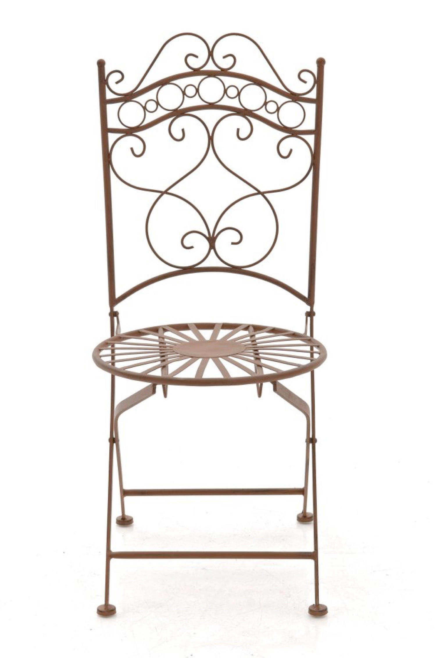 GARTENSTUHL Indi antik braun - Braun, Metall (40/92/50cm) - TPFGarden