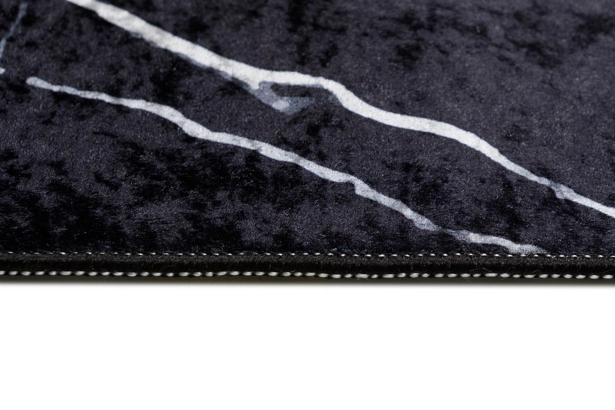 TEPPICH TOSCANA Schwarz 160/230 cm - Schwarz, Textil (160/230cm) - Tapiso