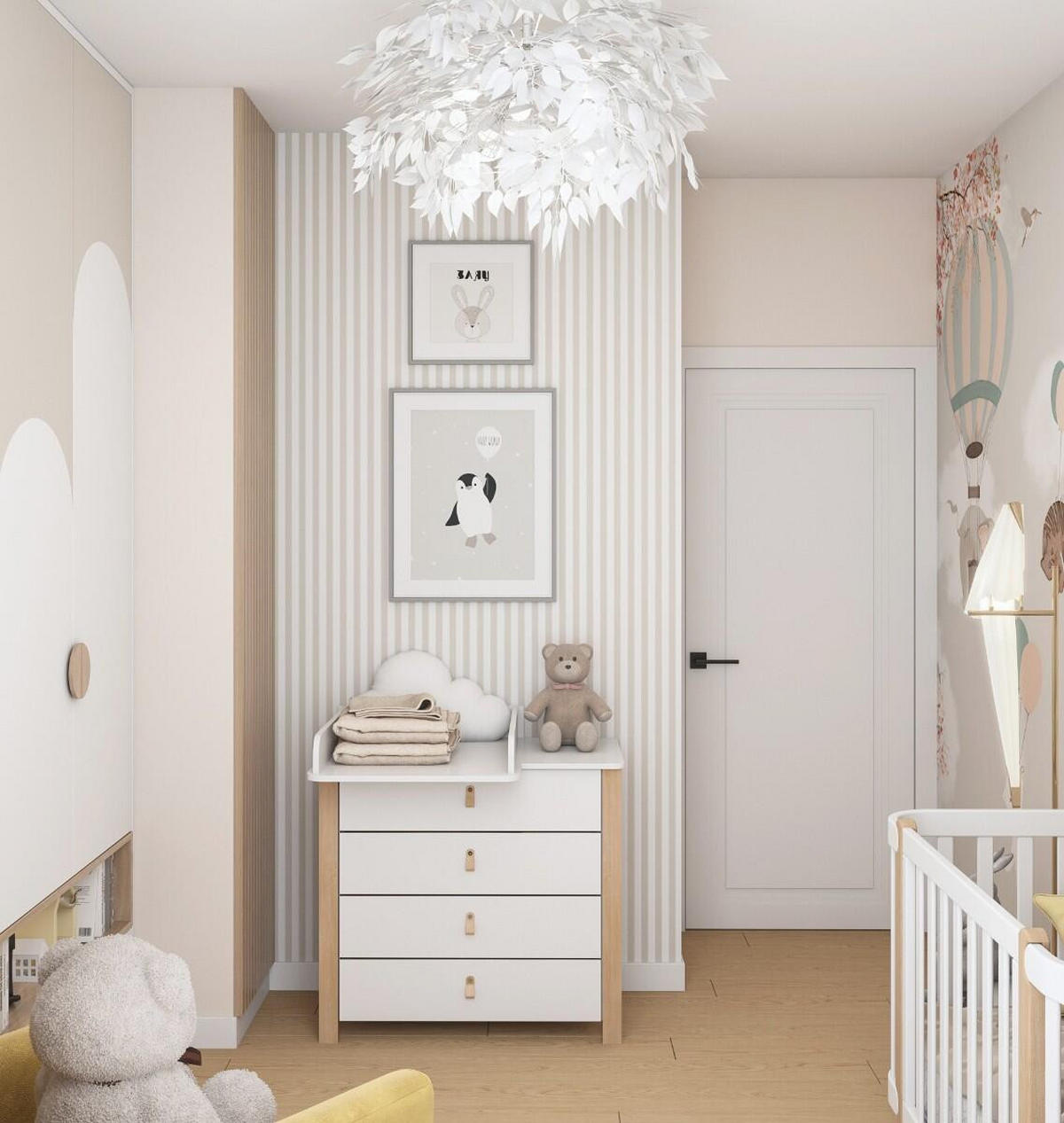 WICKELTISCH ETUDE Weiß 90x50x86 cm - Weiß, Holz (90/86/50cm) - FURNLUX