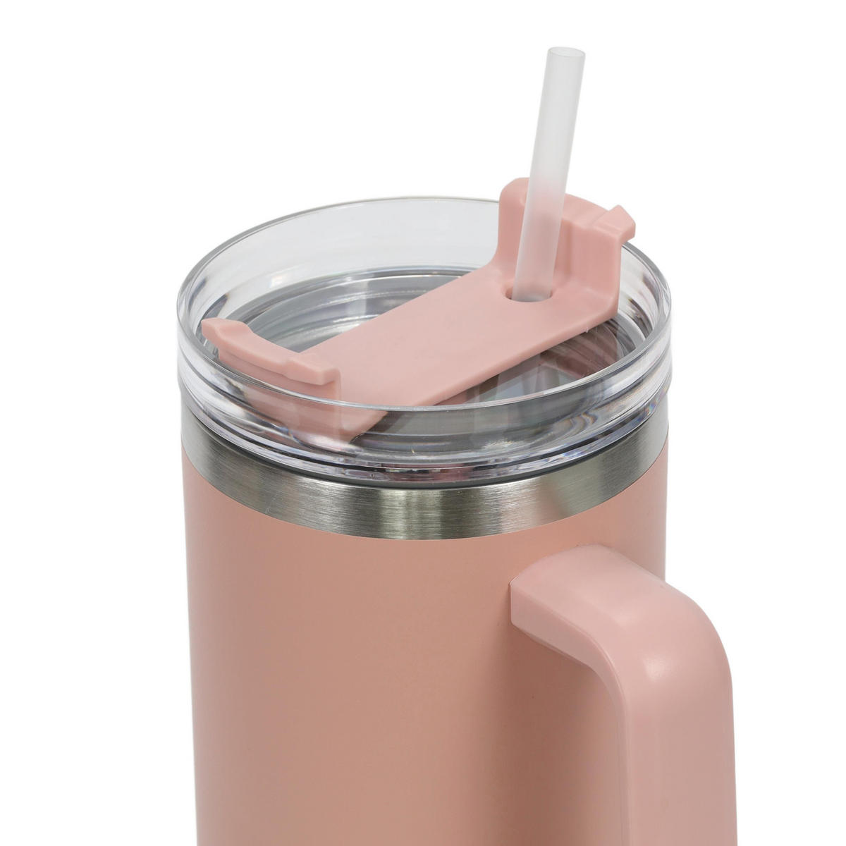 THERMOBECHER aus Edelstahl Rosa 1,2 l 14/10/26,5 cm - Rosa, Metall (1.2L) - Excellent Houseware