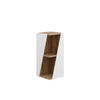 MIDISCHRANK Benno Weiß/Artisan 31.6 x 70.5 cm mit offenen Ablagen - Weiß, Holzwerkstoff (31.6/70.5/31.6cm) - Vicco