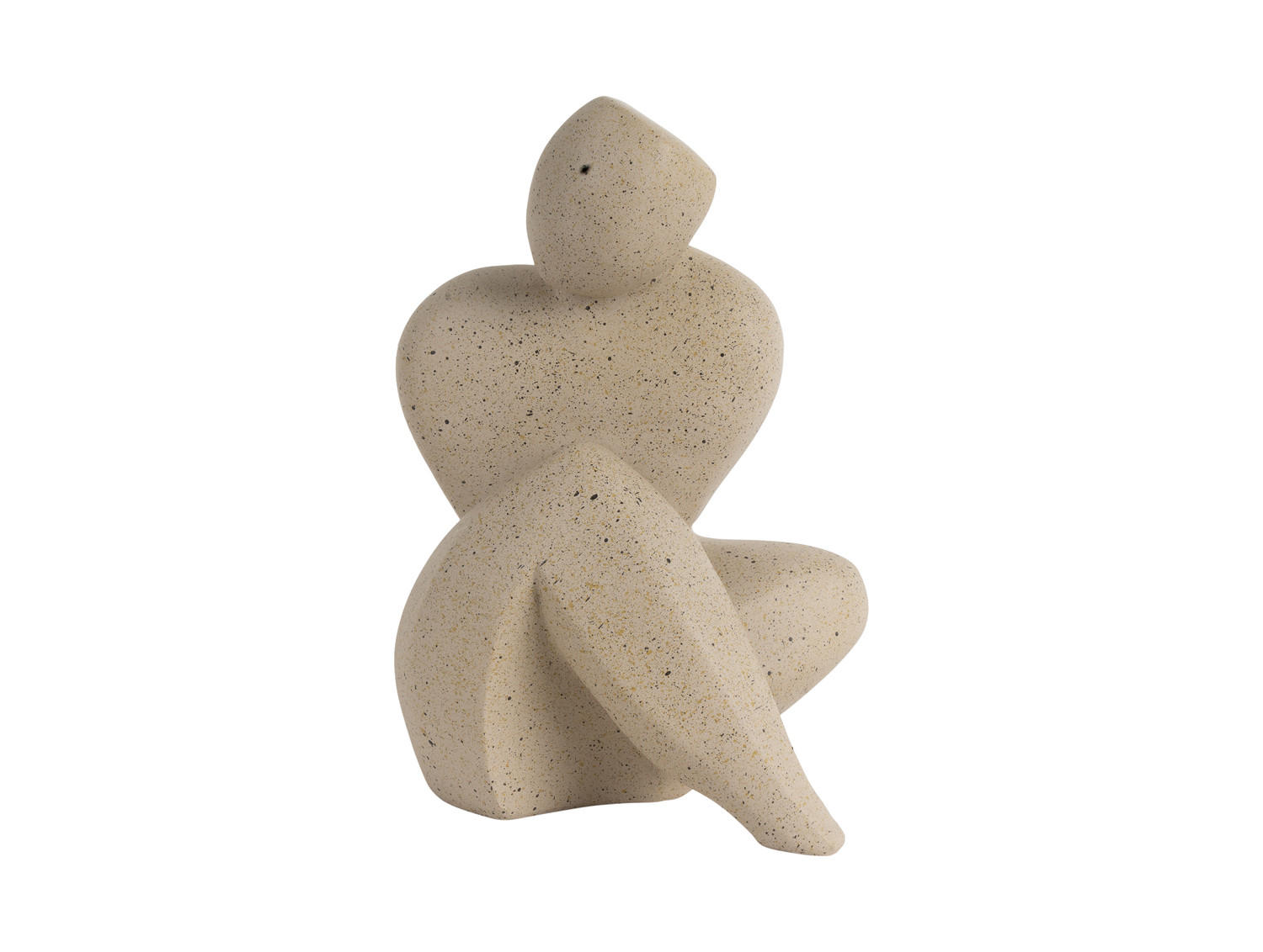 FIGUR ABSTRACTO Tip Braun 17/11/22 cm - Braun, Kunststoff (11/22/17cm) - Present Time