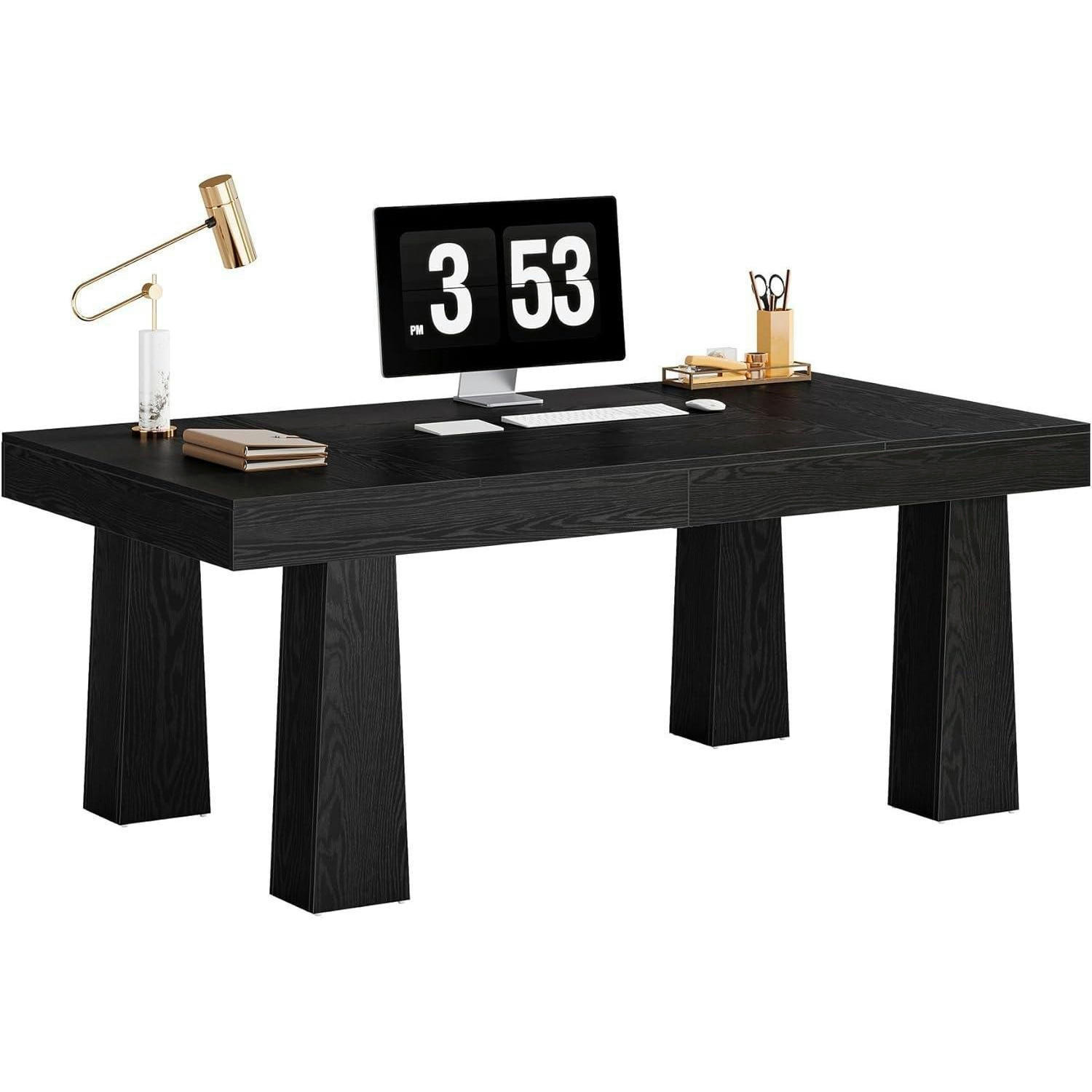 XXXLutz Schreibtisch Schwarz 160x75x80 cm