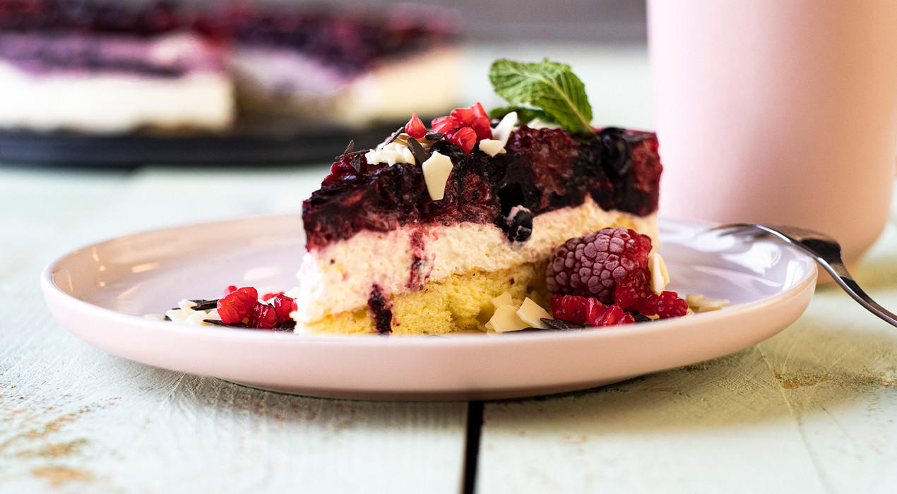 XXXLecker-Rote Grütze Schmand Kuchen