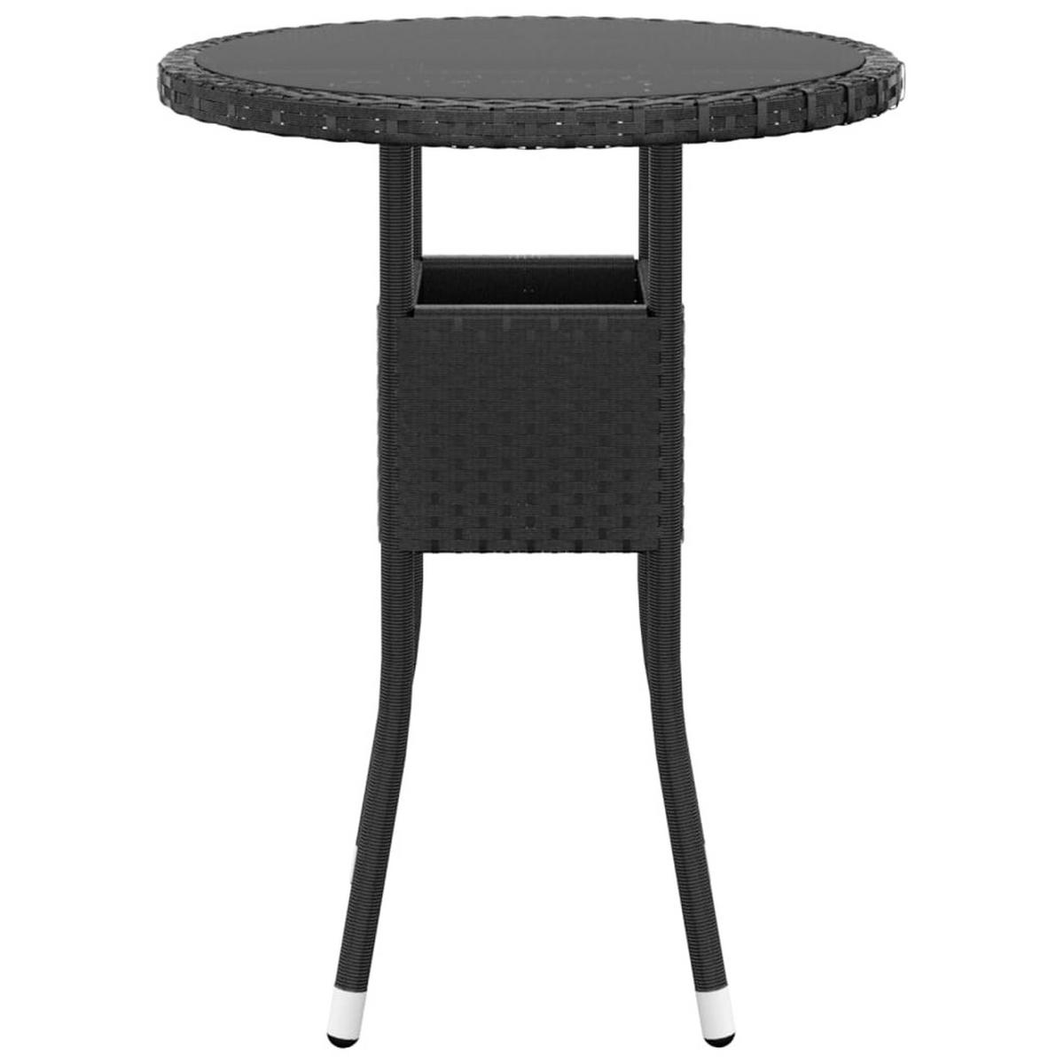 GARTENSET Yance 3-teilig - Schwarz, Metall - Nettlife