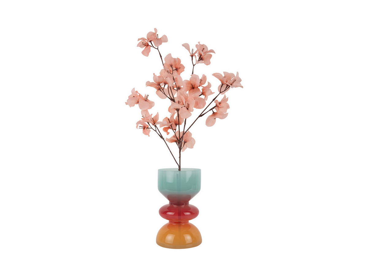 VASE Summer Vibes 12/12/20 cm - Multicolor, Glas (12.5/20cm) - Present Time
