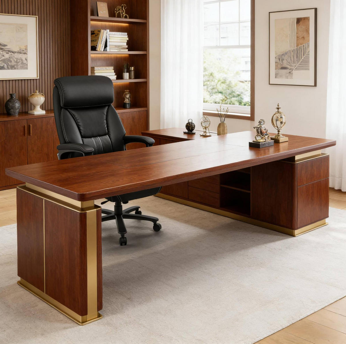 BÜROSTUHL ergonomisch höhenverstellbar 86 x 72 x 127 cm Schwarz - Schwarz, Metall (72/127/86cm) - Meubliv