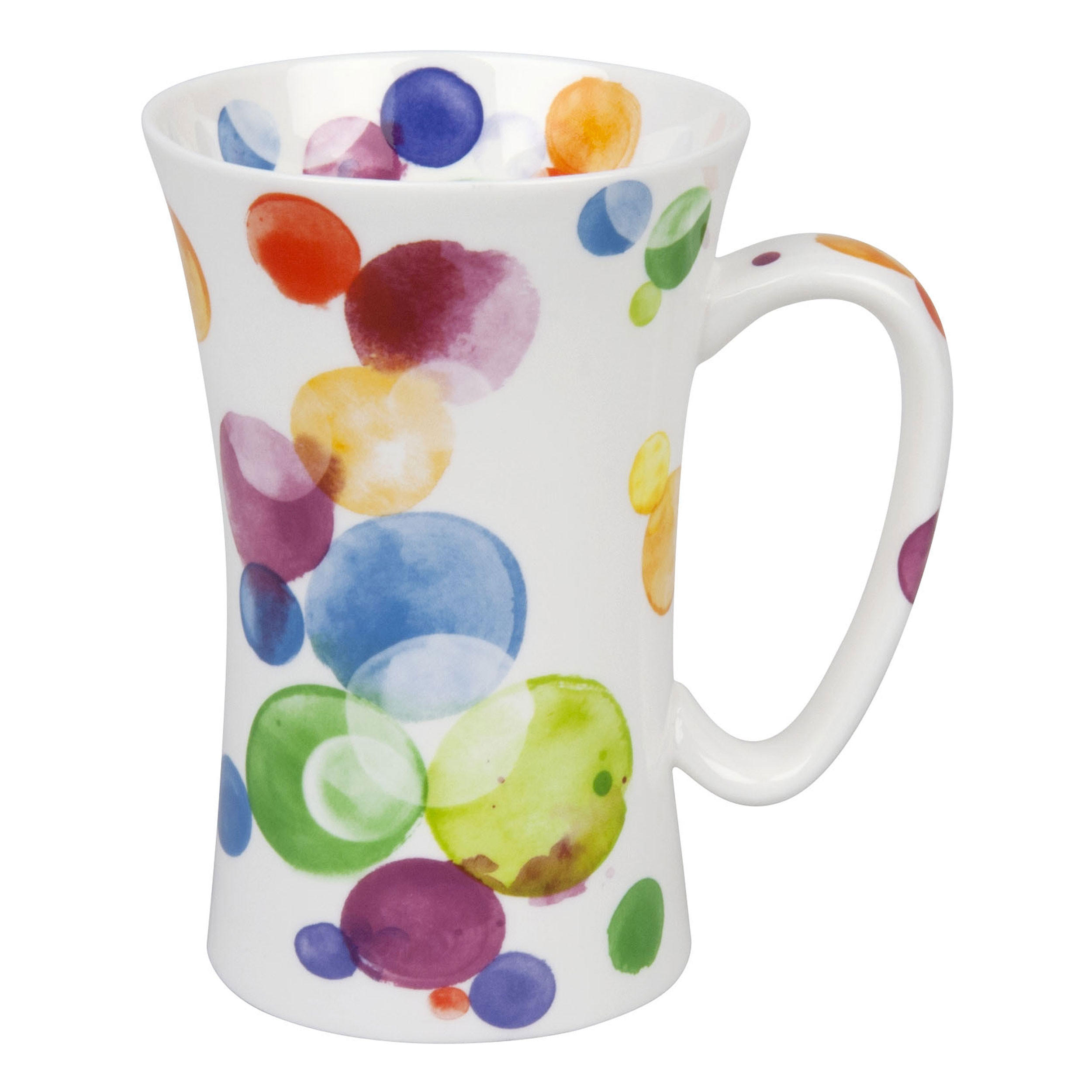 KAFFEEBECHER Colourful Cast Bubbles - Naturfarben, Keramik (0.63L) - Könitz