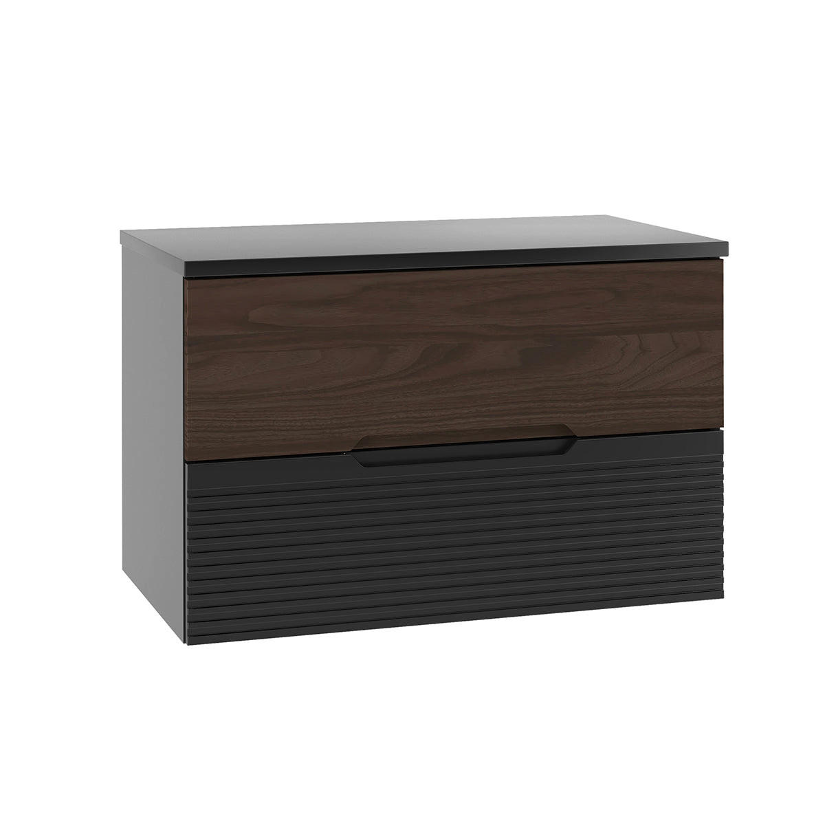 Petits-meubles SKŘÍŇKA POD UMYVADLO 80.6cm Sylla Černá a dřevěná