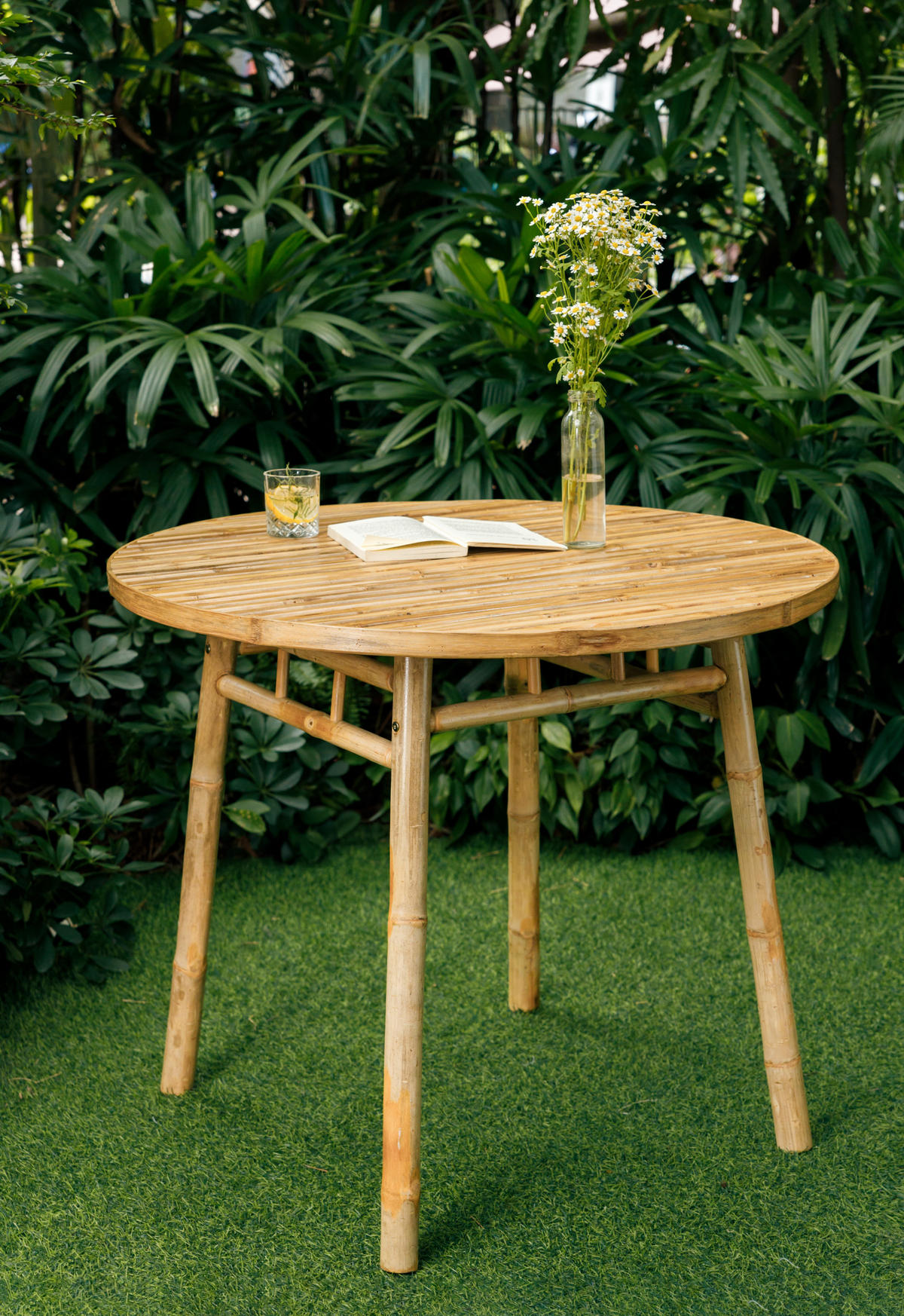 ESSTISCH Runde Braun 90 x 90 x 75.5 (cm) - Braun, Holz (90/90/75.5cm) - Nordlys
