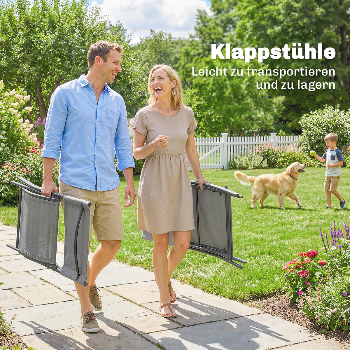 GARTENMÖBEL-SET Grau 112.0/67.0/71.0cm - Grau, Metall