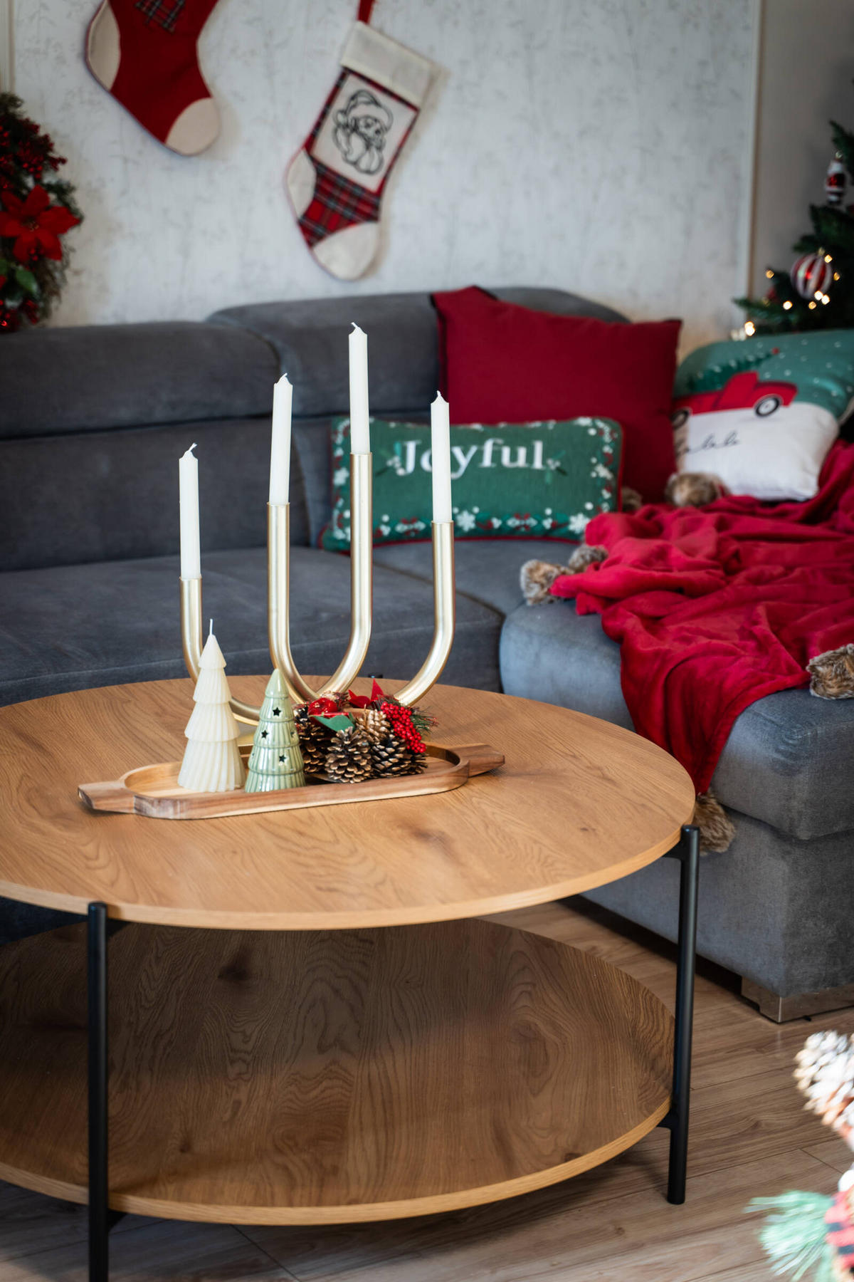 ADVENTSKRANZ 15 cm - Braun, Kunststoff (15/8cm) - Home Styling Collection