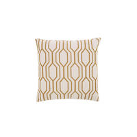 DEKOKISSEN Joplin Weiß 45/45/10 cm - Weiß, Textil (45/45cm) - Light & Living