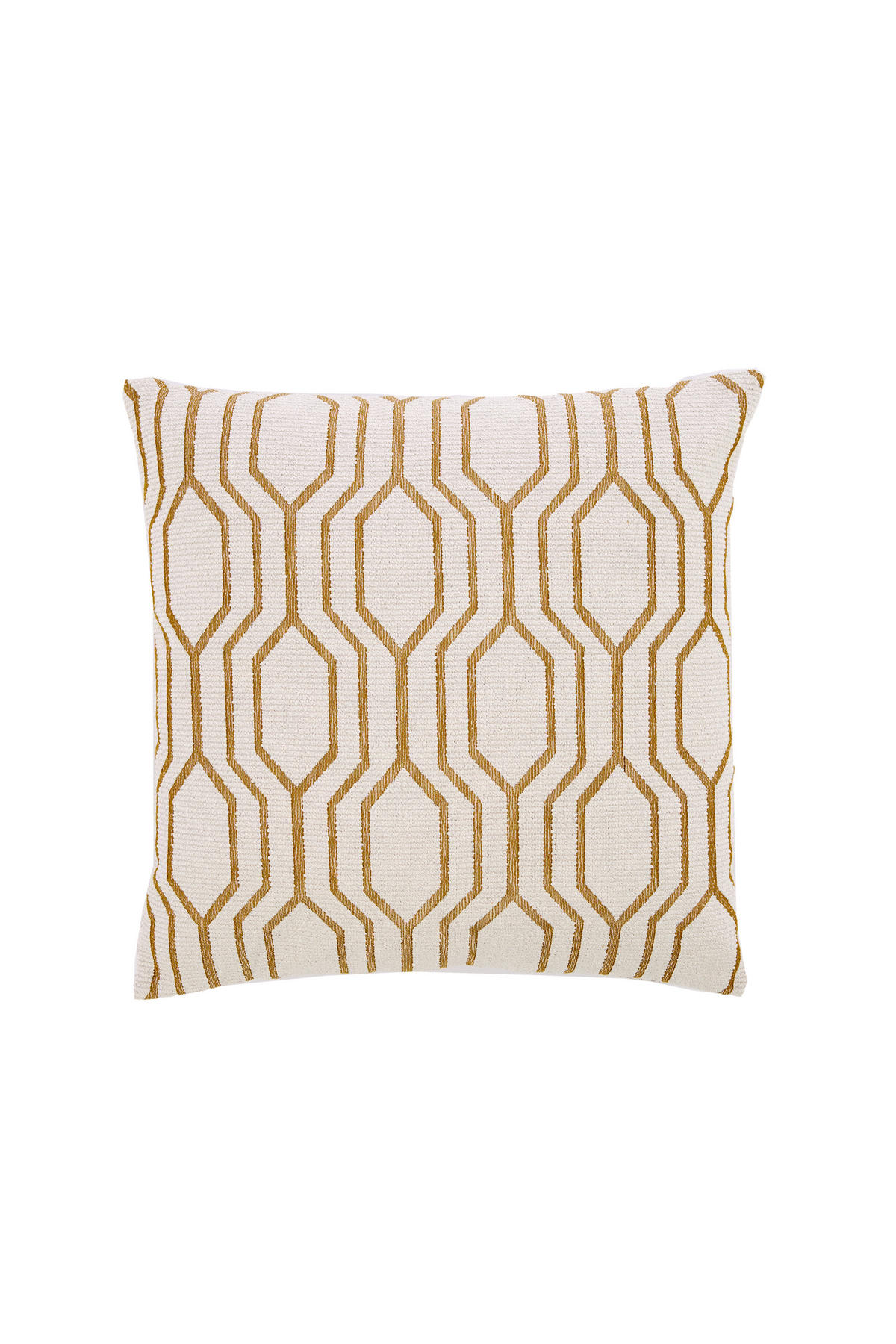 DEKOKISSEN Joplin Weiß 45/45/10 cm - Weiß, Textil (45/45cm) - Light & Living