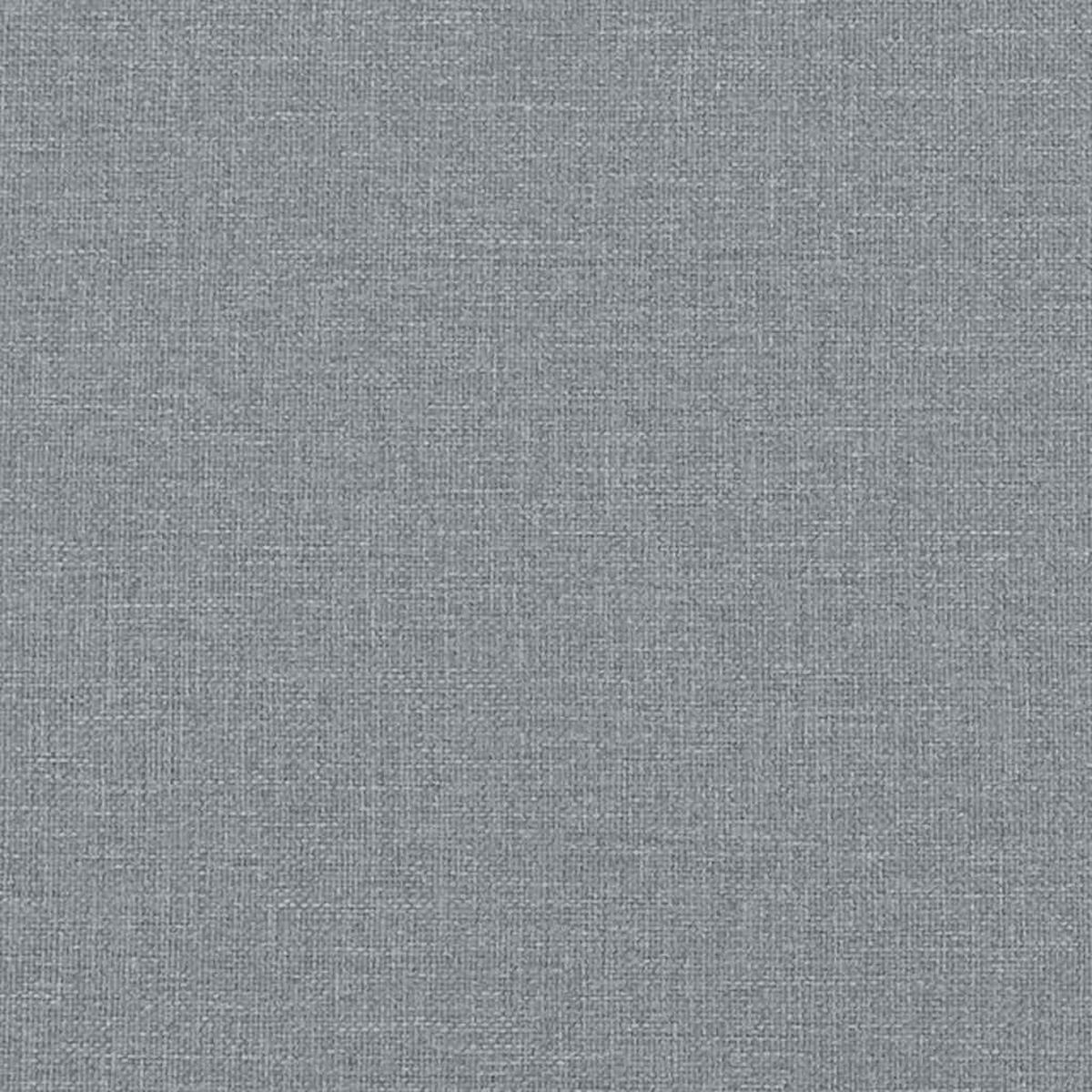 ESSZIMMERSTÜHLE 2 Stk. Hellgrau Stoff 45*54*86cm - Hellgrau, Metall (45/86/54cm) - ZMH