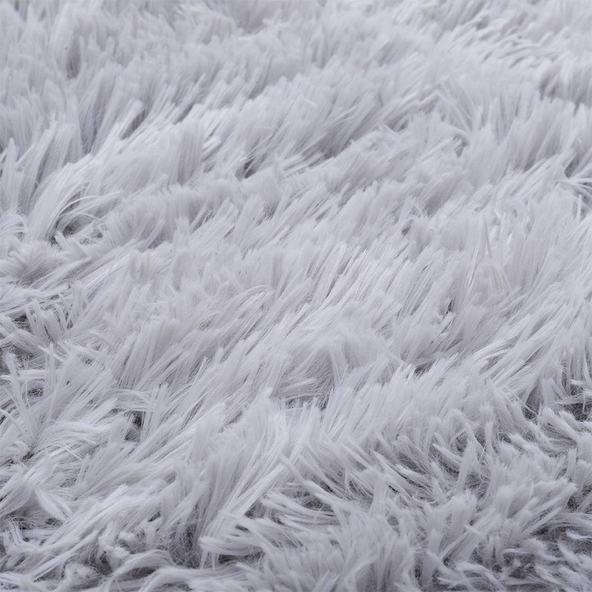 KUSCHELDECKE Decke Plüsch Kunstfell aus Polyester in Hellgrau Rechteckig Besonders wärmend Komfort trifft Stil 160 x 130 cm - Hellgrau, Textil (130/160cm) - Livingandhome