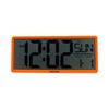 WANDUHR Retro LCD 34.8/34.8/14.8 cm - Orange, Kunststoff (34.8/14.8/34.8cm) - Karlsson