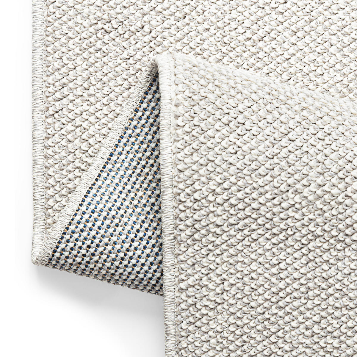 TEPPICH CALMA silber modern 140/200 cm - Silberfarben, Textil (140/200cm) - Tapiso