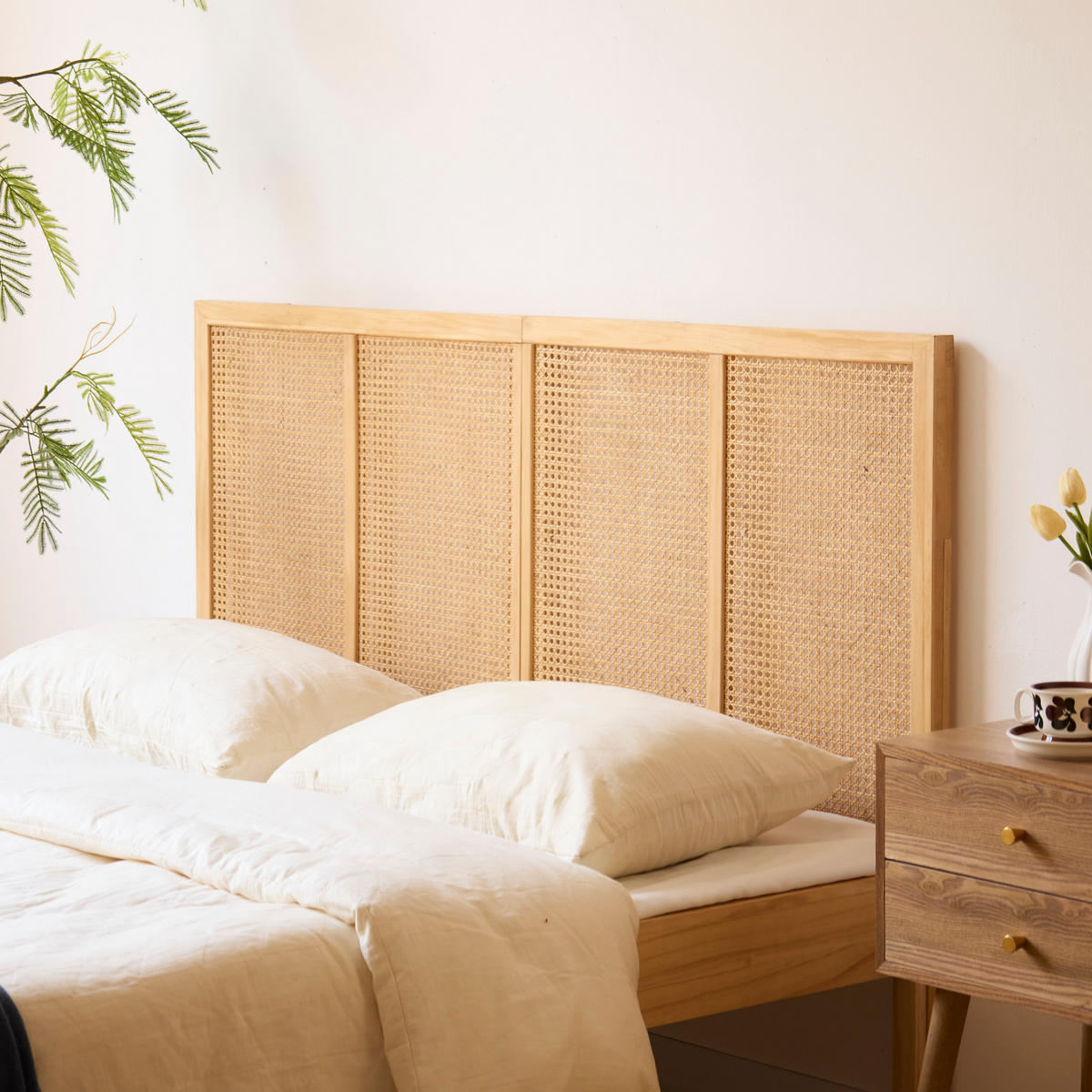 BETTKOPFTEIL Rechteckig Braun 163.5 x 3.5 x 108.5 (cm) - Braun, Holz (163.5/108.5/3.5cm) - Nordlys