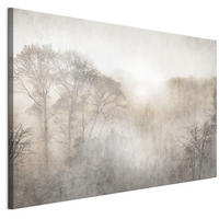 LEINWANDBILD Wald 90x60 cm - Multicolor, Holz (90/60cm) - LUMASOUL