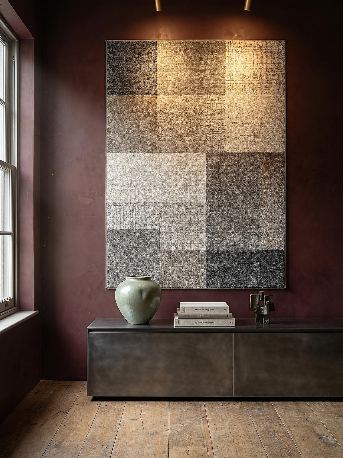 TEPPICH Niederflor Patchwork THUR Polypropylen Grau 140 x 200 cm - Beige, Textil (140/200cm) - KADIMA DESIGN