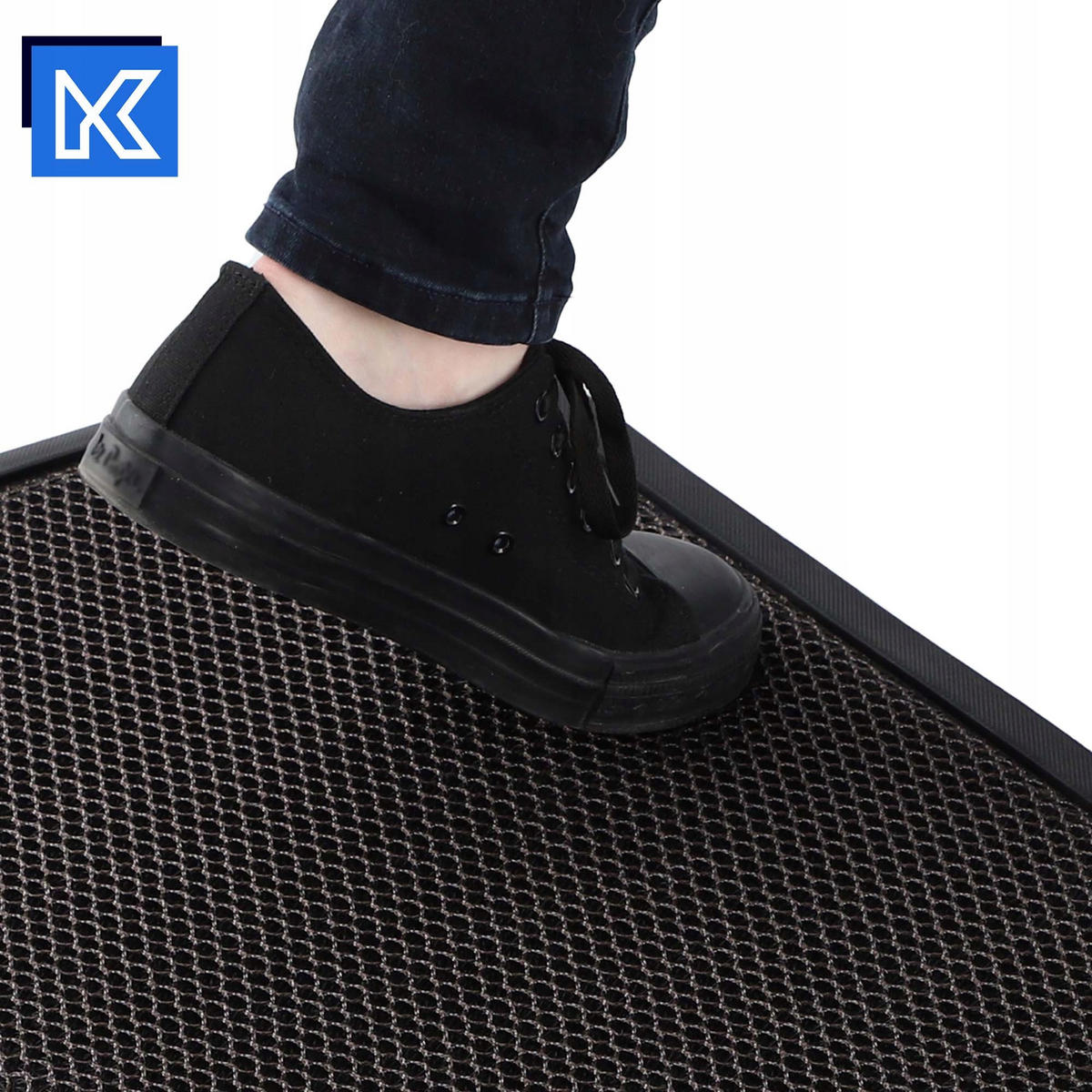 FUSSMATTE 60x40 cm braun - Braun, Kunststoff (60/40cm) - KADAX