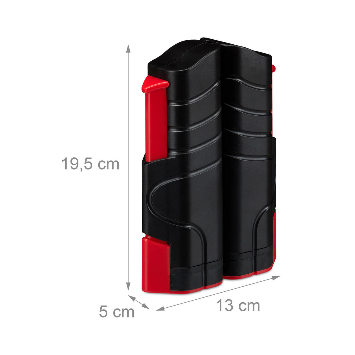 TISCHTENNISNETZ - Schwarz, Kunststoff (183/5cm) - Relaxdays