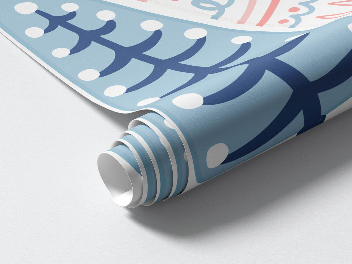 WANDAUFKLEBER 130x162cm - Wald-Boho - Multicolor, Kunststoff (130/162/0.1cm) - Wallfluent