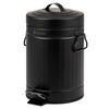 KOSMETIKEIMER 3 Liter, schwarz, Metall - Schwarz, Metall (17/27/20.5cm) - eluno