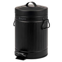 KOSMETIKEIMER 3 Liter, schwarz, Metall - Schwarz, Metall (17/27/20.5cm) - eluno