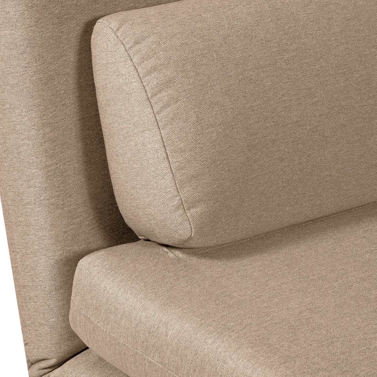 SCHLAFSESSEL - Beige/Silberfarben, Textil/Metall (92/78/85cm) - home24