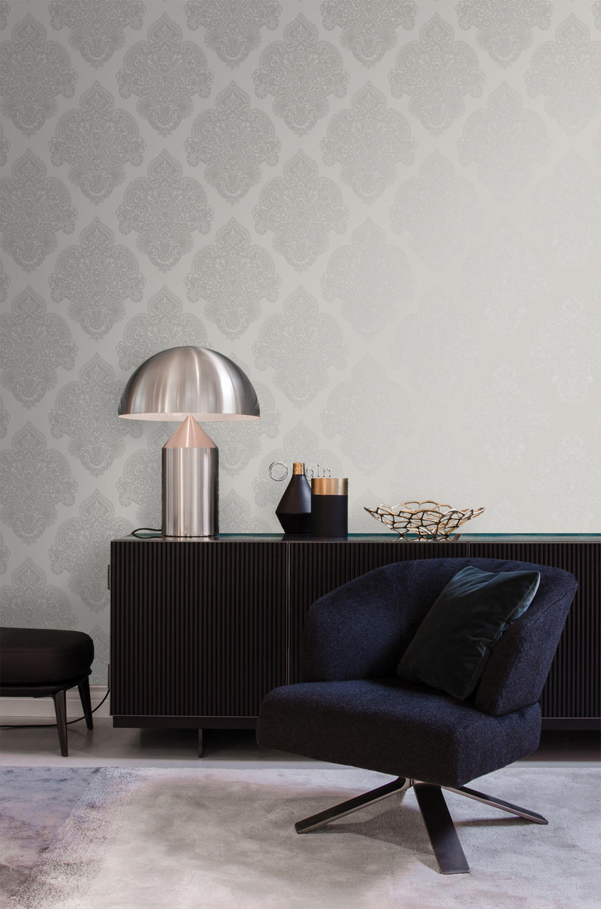 TAPETE Ornamente 53 cm x 10.05 m - Braun, Papier (53/1000cm) - Origin Wallcoverings
