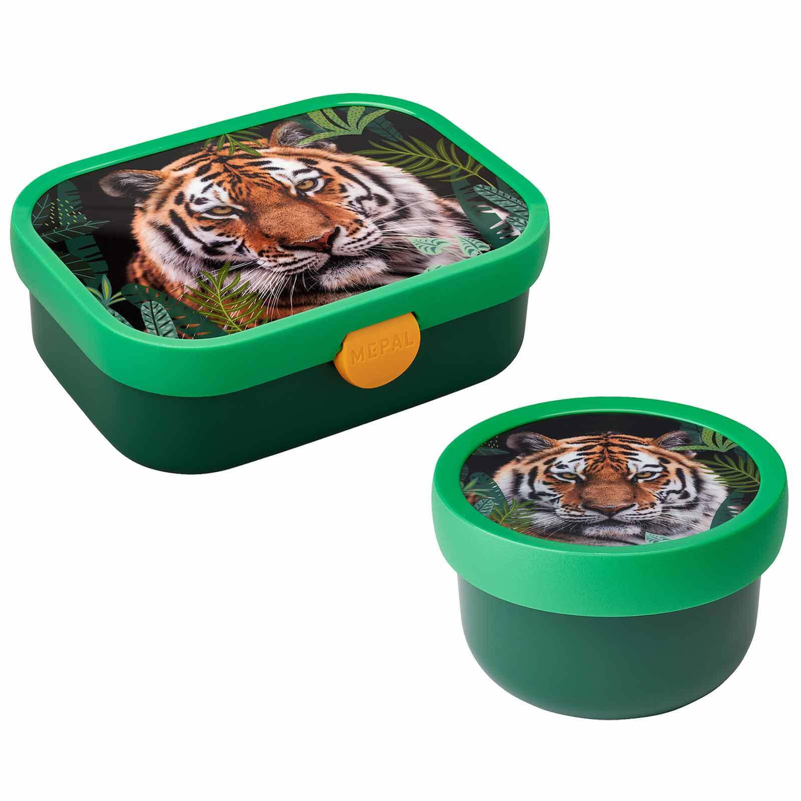 OBST- UND BENTOBOX WILD TIGER Campus bunt 300 & 750 ml - Multicolor, Kunststoff (1/1/1cm) - Mepal